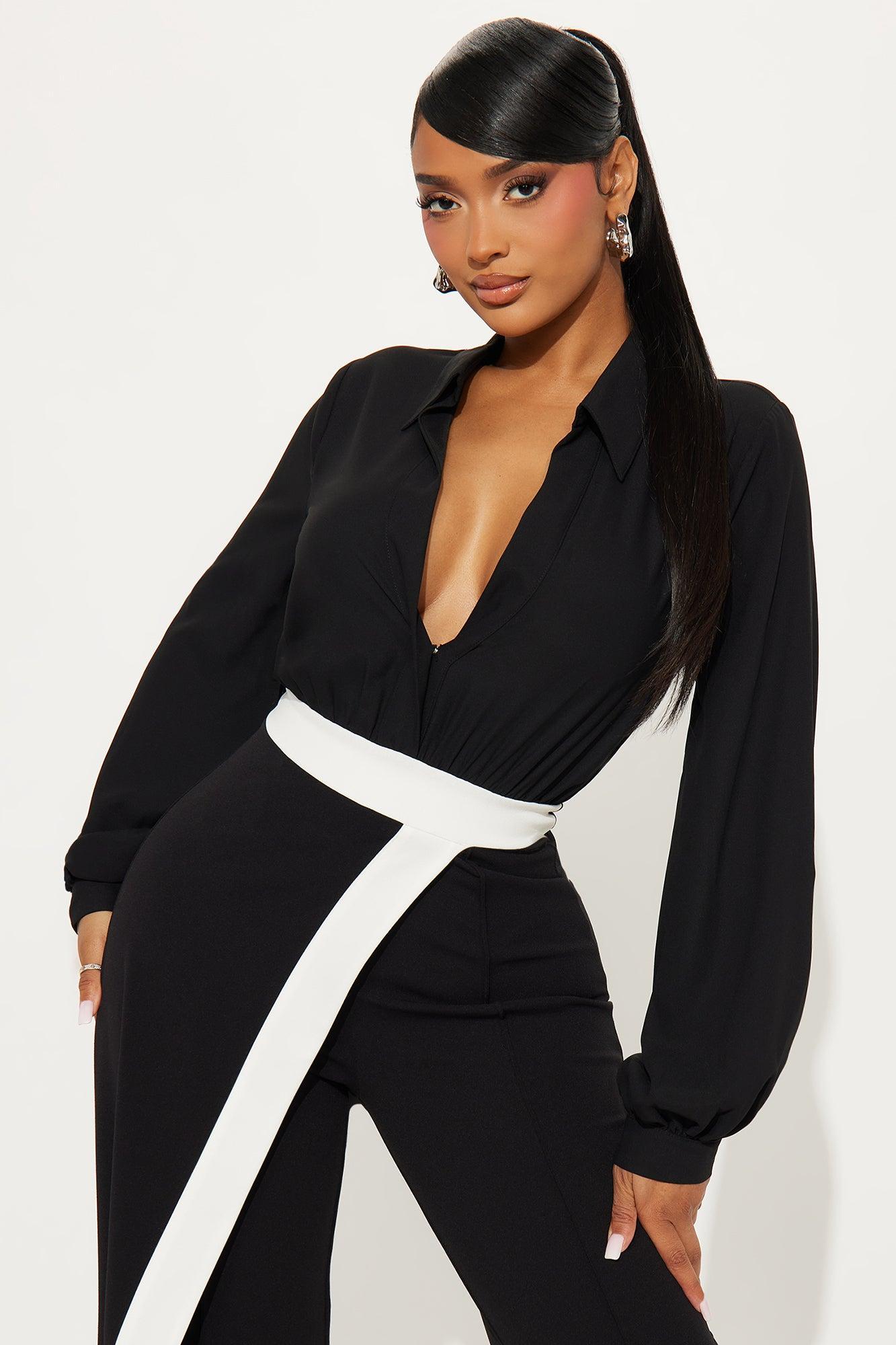 Thinking Outside The Box Jumpsuit - Black Product Image