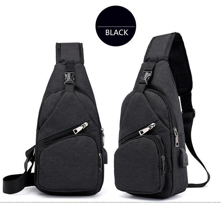 Lior Shoulder Crossbody Backpack With USB Cable Product Image