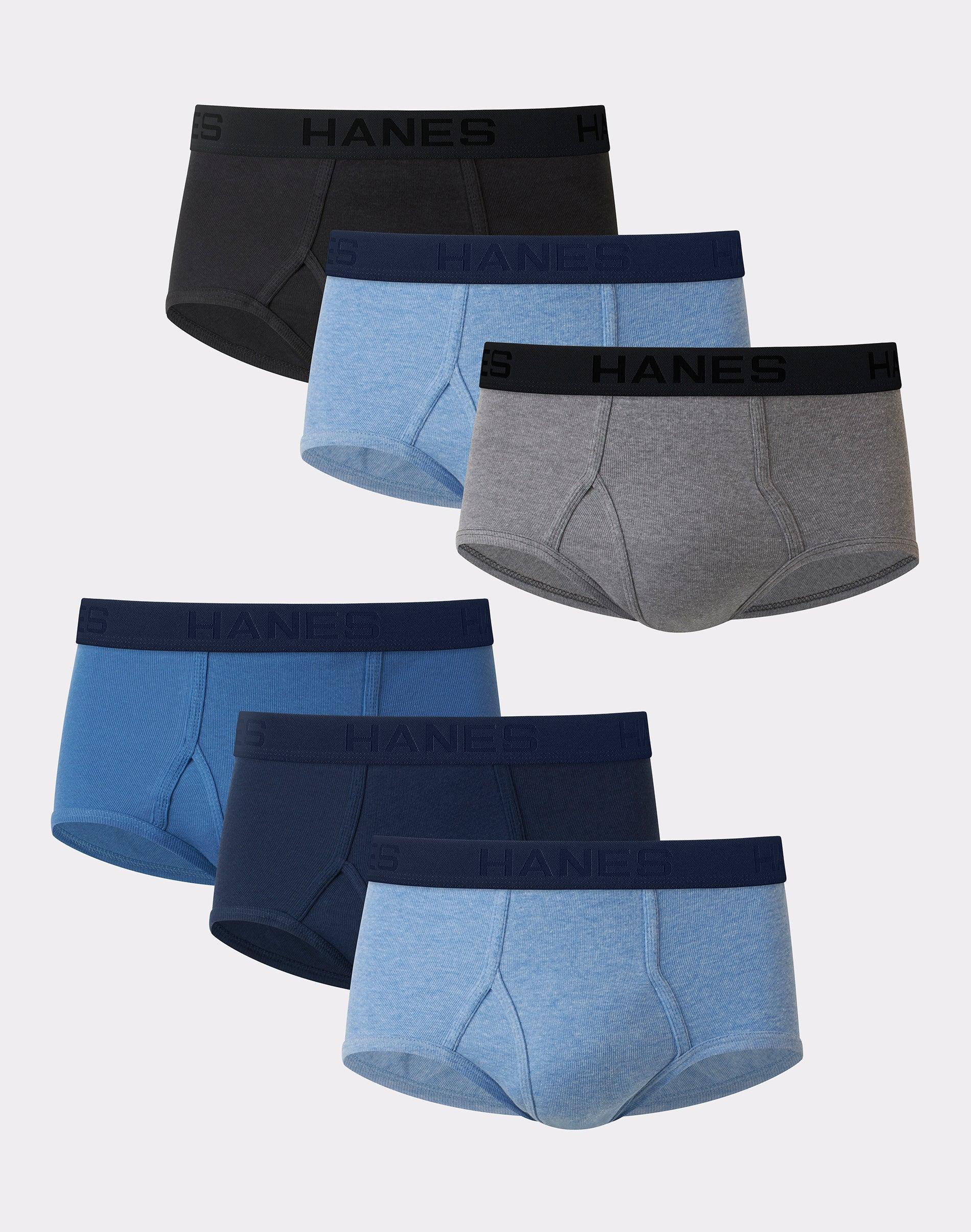 Hanes Ultimate Big Mens Brief Underwear, Assorted Solids, 6-Pack, ( & Tall Sizes) 4XB Product Image