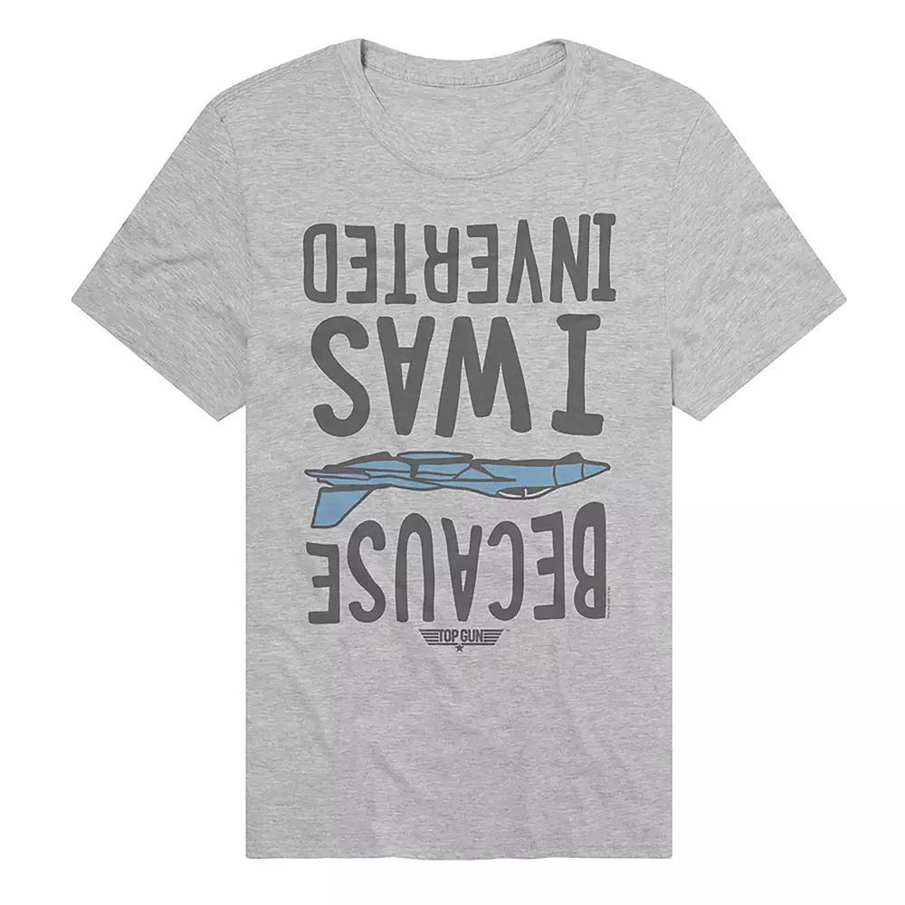 Men's Top Gun Because I Was Inverted Graphic Tee,  Product Image