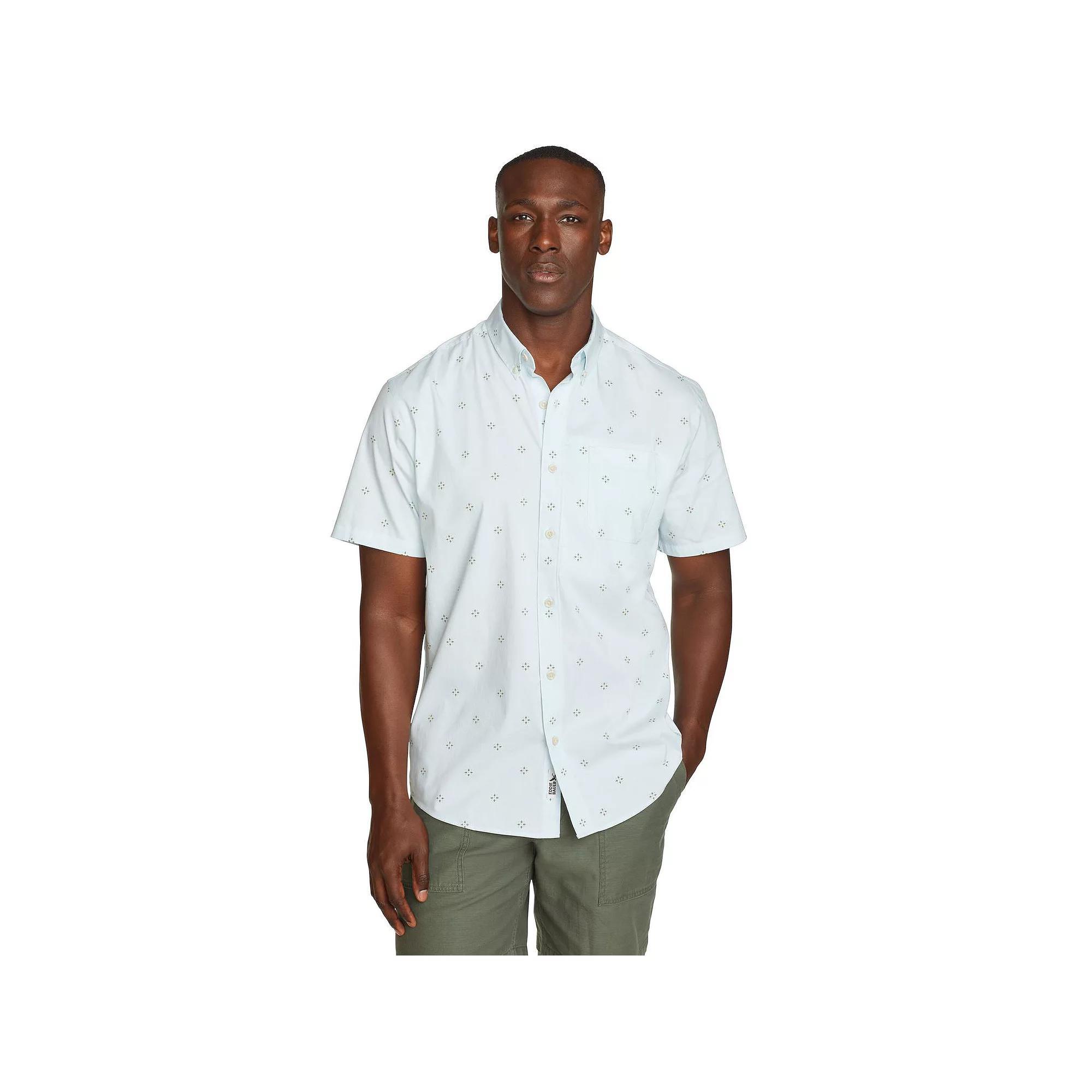 Men's Eddie Bauer UPF 50 Voyager Short Sleeve Button-Down Shirt,  Product Image