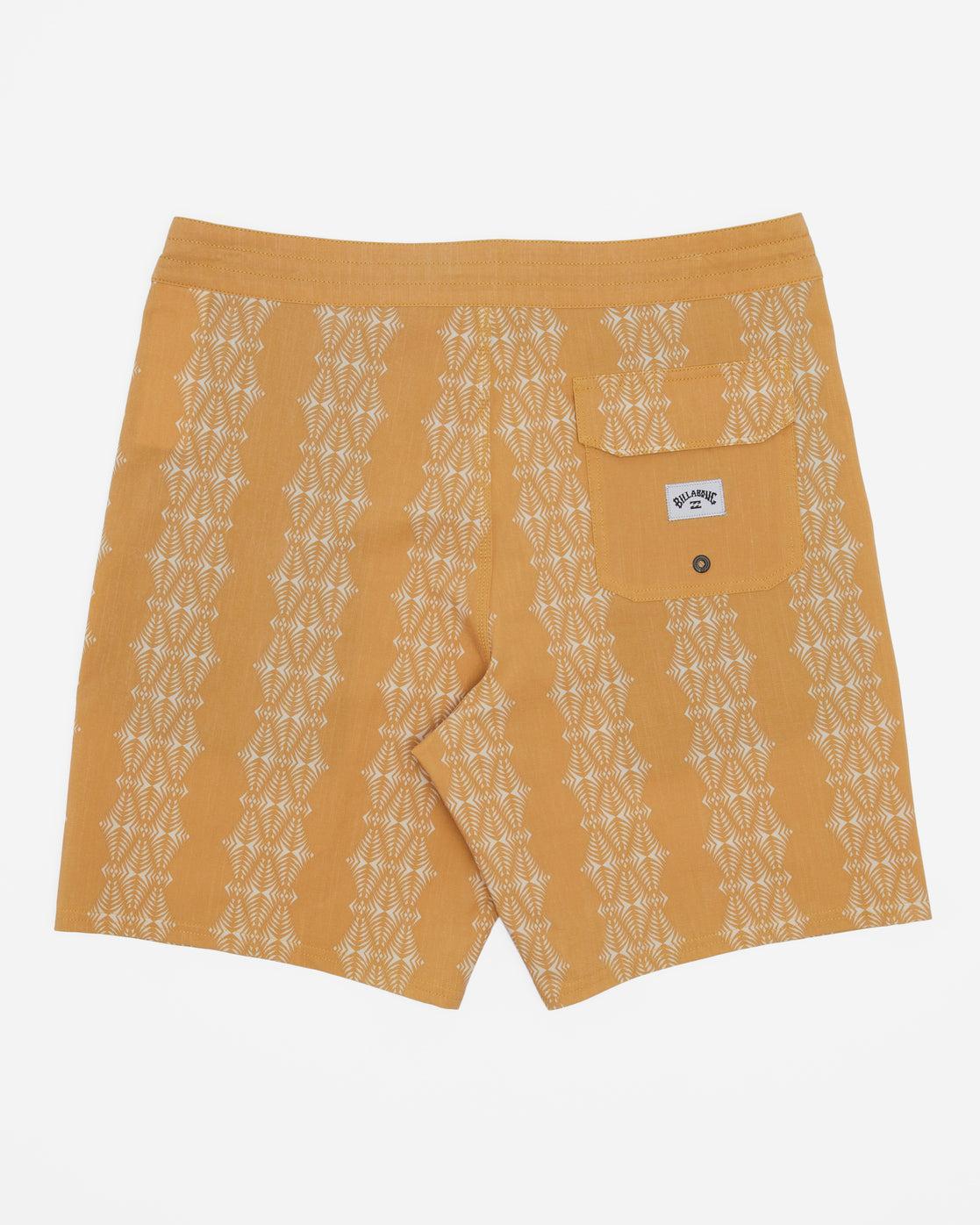 Sundays Lo Tide 19" Boardshorts - Mustard Male Product Image