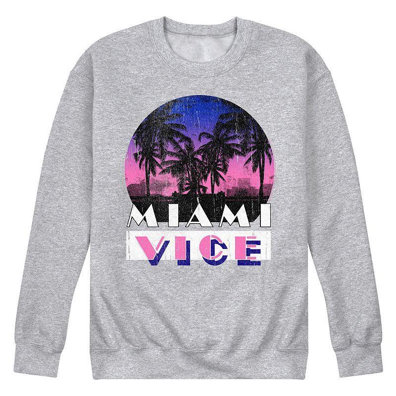 Men's Miami Vice That Life Fleece Sweatshirt, Size: Medium, Gray Product Image