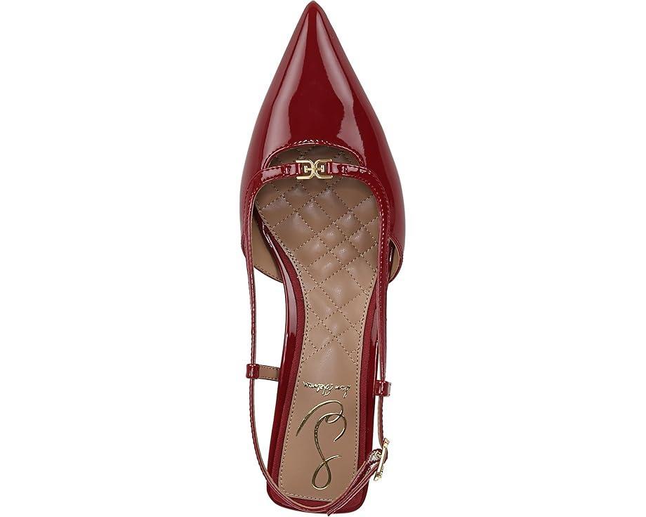 Khloe Pointed Toe Slingback Kitten Heel Product Image