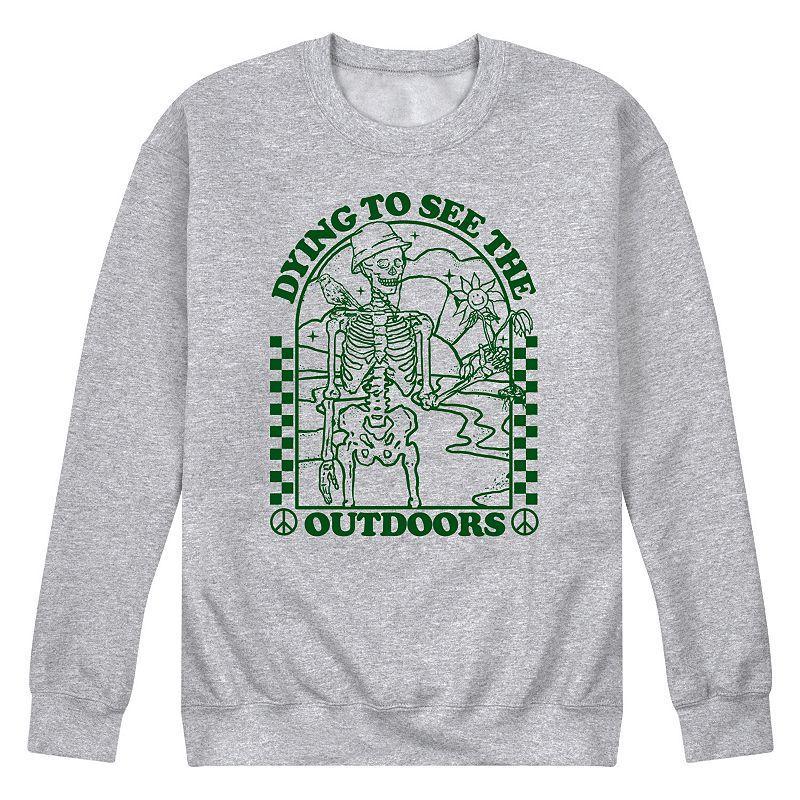 Mens Dying To See Outdoors Sweatshirt Product Image