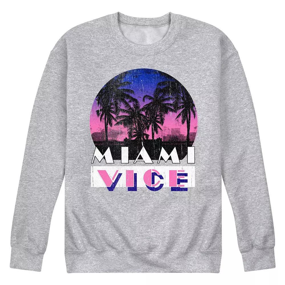 Men's Miami Vice That Life Fleece Sweatshirt, Size: Medium, Gray Product Image