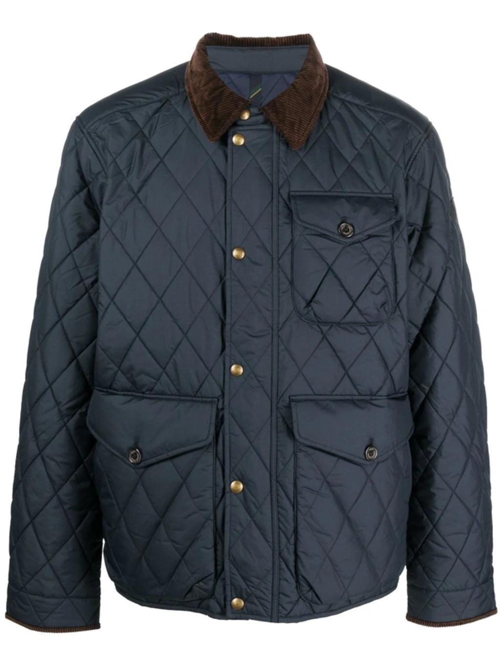 POLO RALPH LAUREN Beaton Water Repellent Quilted Jacket In Blue Product Image