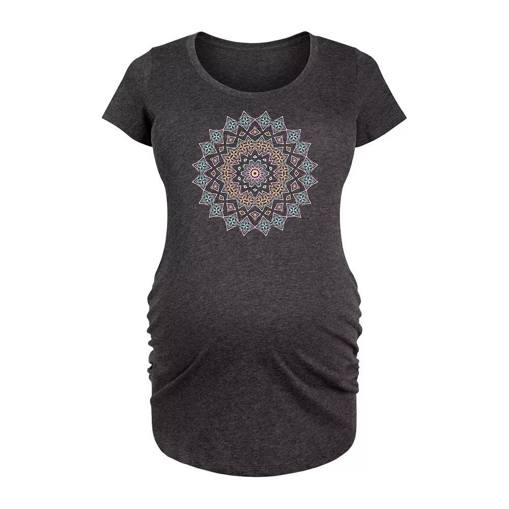 Maternity Pastel Mandala Graphic Tee, Women's,  Product Image