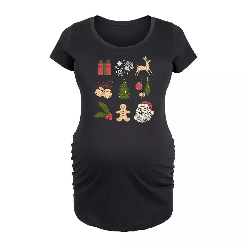 Disney's Mickey Mouse & Friends Maternity Happy Halloween Group Graphic Tee, Women's, Size: XXL-MAT, Black Product Image