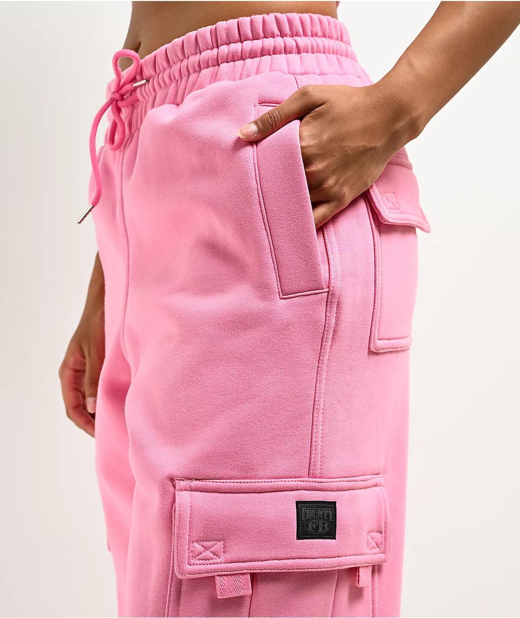 FB County Pink Cargo Sweatpants Product Image