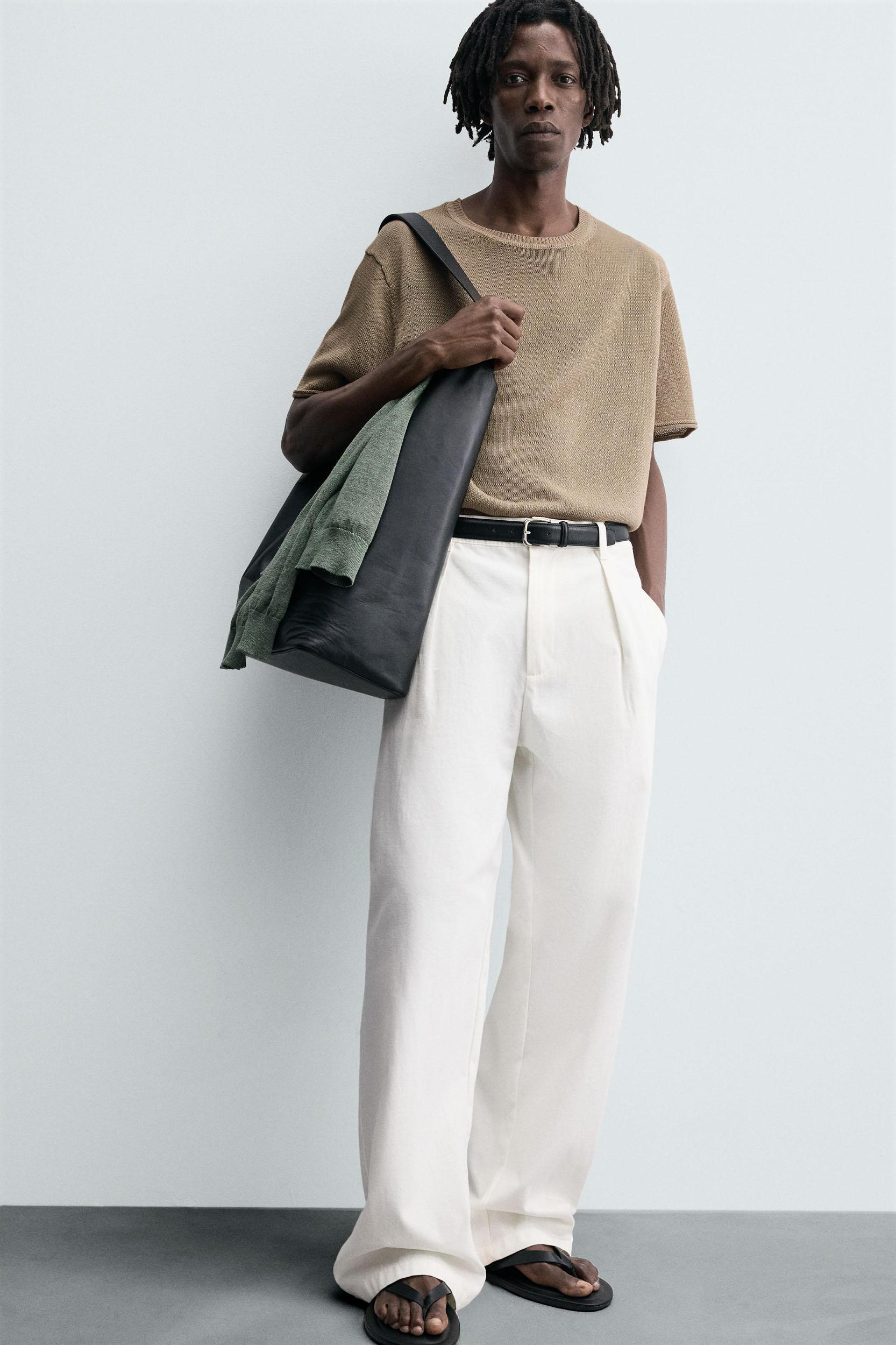 TEXTURED KNIT T-SHIRT Product Image