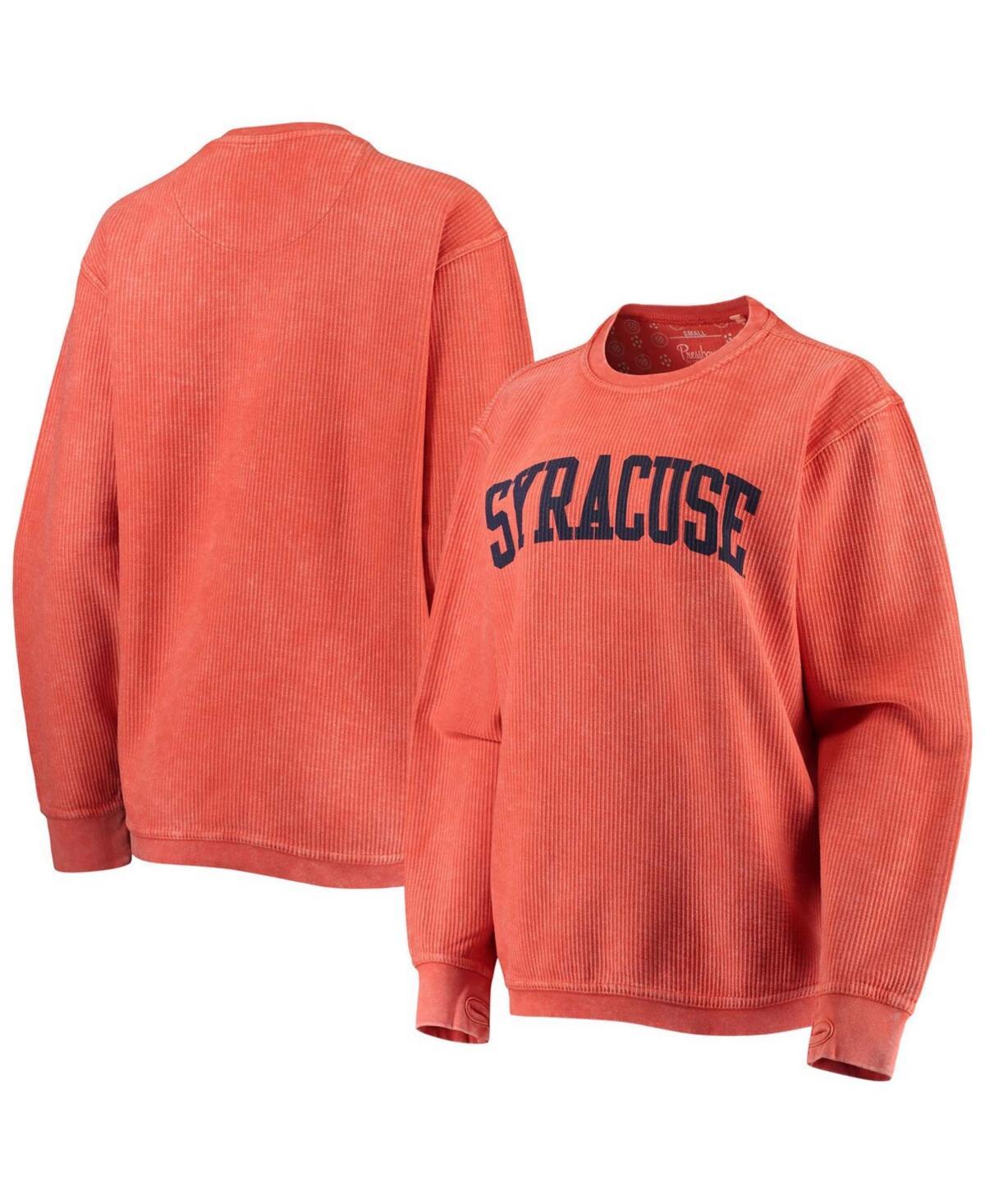 Womens Pressbox Syracuse Comfy Cord Vintage Wash Basic Arch Pullover Sweatshirt Product Image