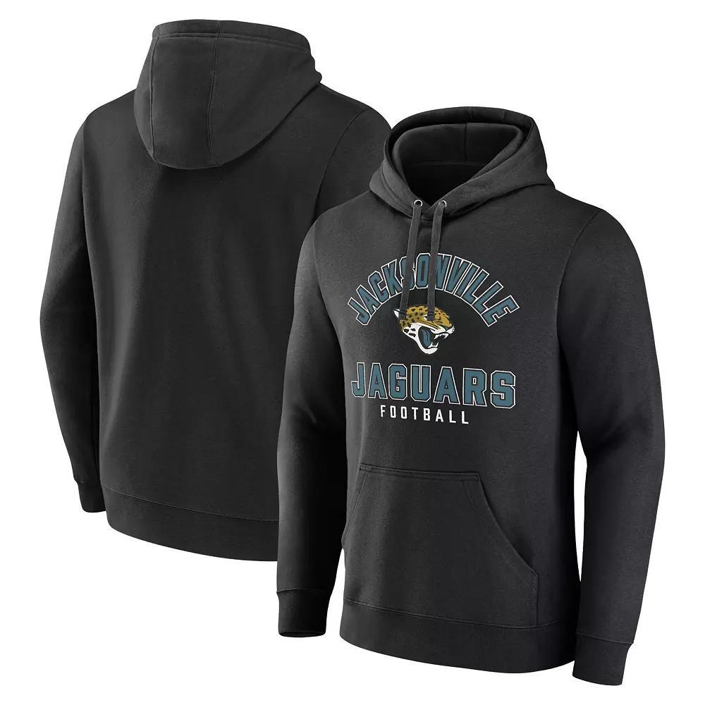 Men's Fanatics Branded  Black Jacksonville Jaguars Between the Pylons Pullover Hoodie, Size: Small Product Image