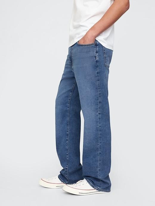 Knit &#39;90s Loose Jeans Product Image