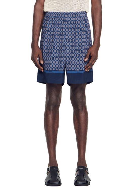 Mens Patterned Bermuda Shorts Product Image