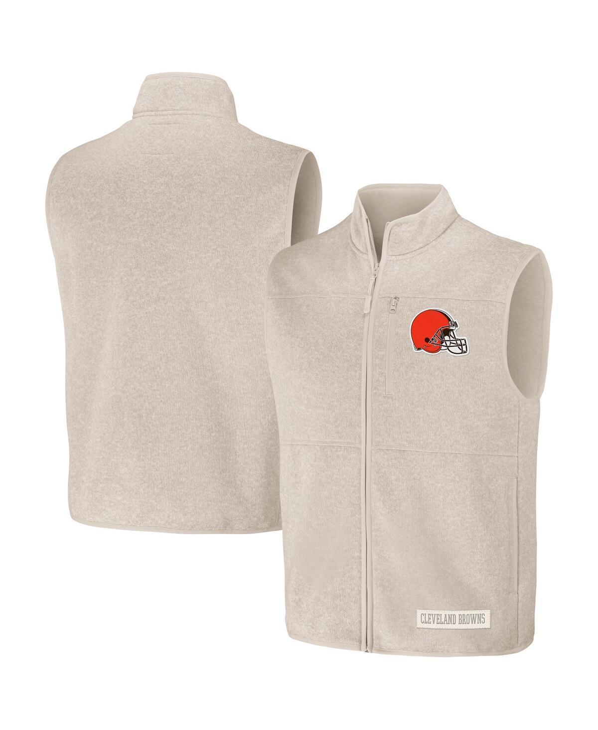 Mens NFL x Darius Rucker Collection by Fanatics Oatmeal Minnesota Vikings Full-Zip Sweater Vest Product Image