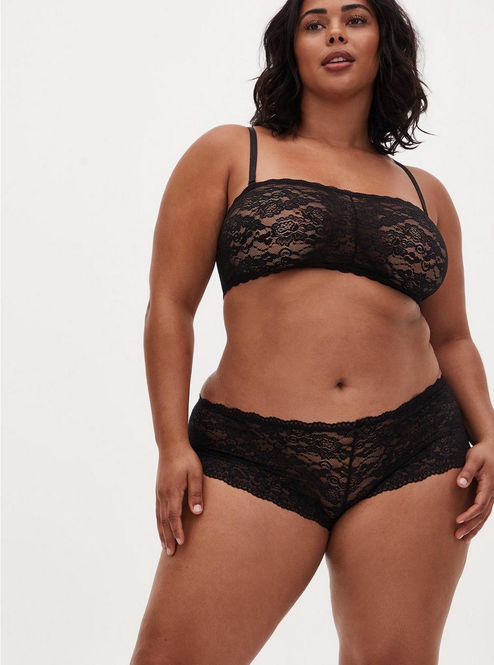 Mid-Rise Simply Lace Cheeky Panty Product Image