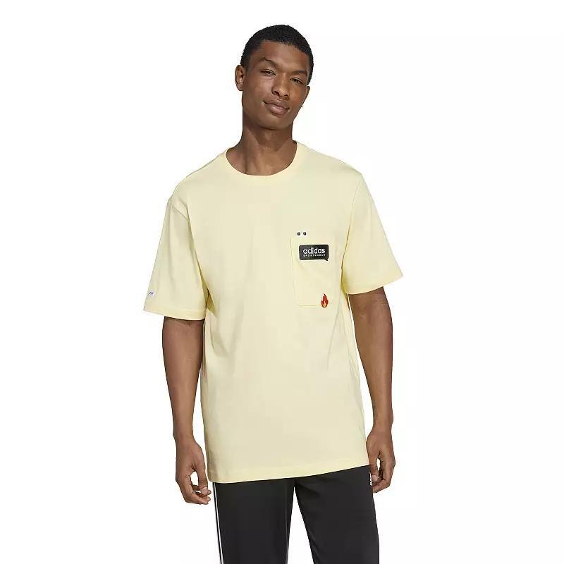 Mens adidas Remoji Pocket Sportswear T-Shirt Product Image