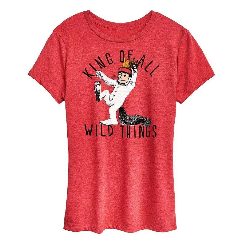 Women's Where The Wild Things Are King Graphic Tee, Size: Small, Beige Product Image