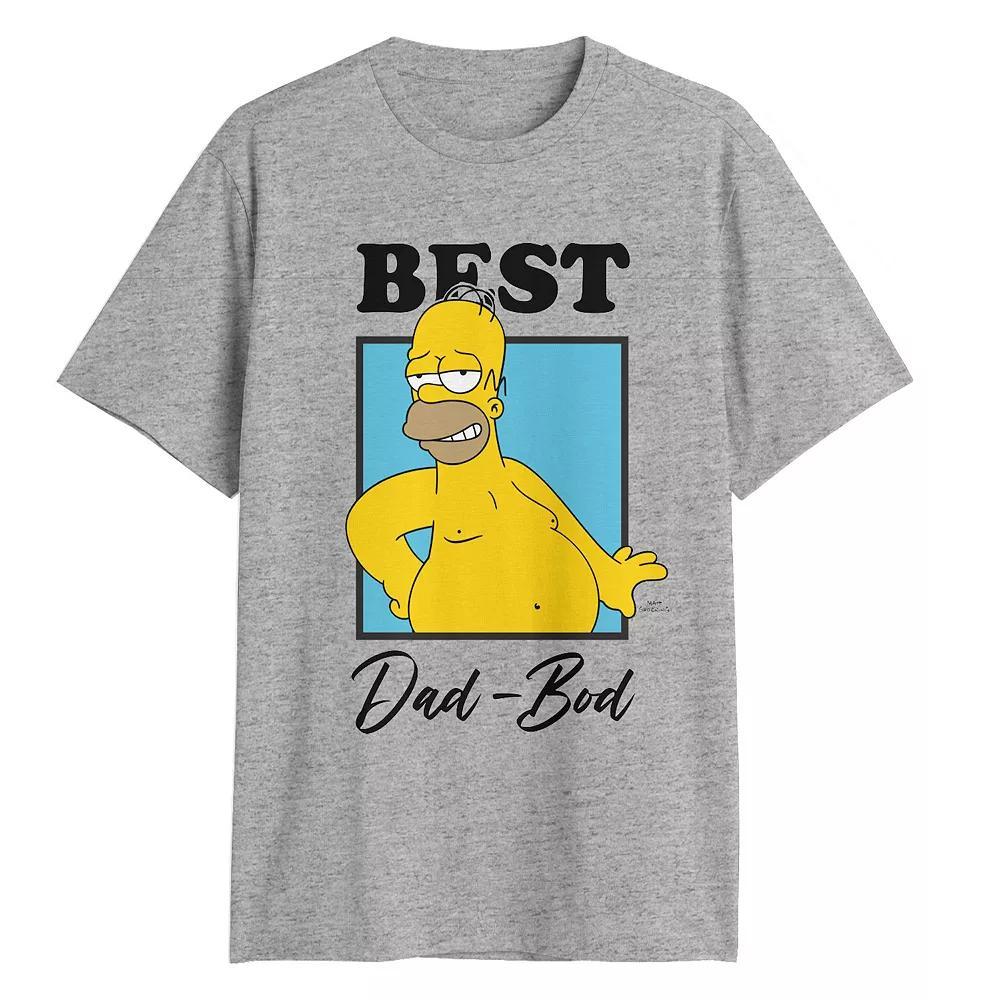 Men's The Simpons Homer Best Dad Bod Graphic Tee,  Product Image