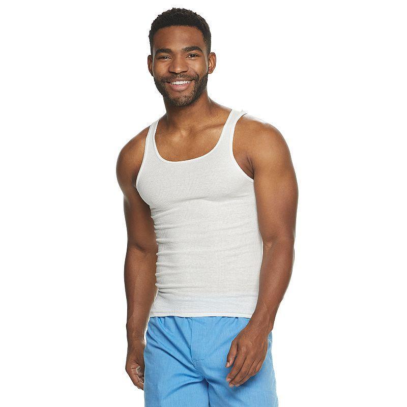 Mens Hanes Ultimate 7-Pack Tagless Tank Tops Product Image