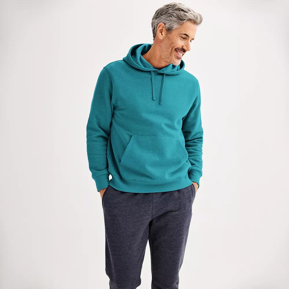 Men's Tek Gear® Ultra Soft Fleece Hoodie, Size: XXL, West Bay Blue Product Image