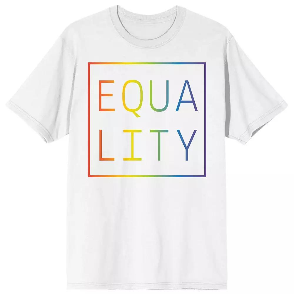 Men's Pride Equality Rainbow Tee,  Product Image