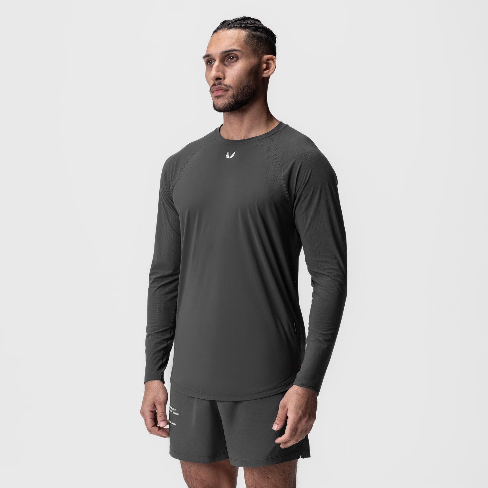 0947. Laser-Vent™ Established Long Sleeve - Space Grey Product Image