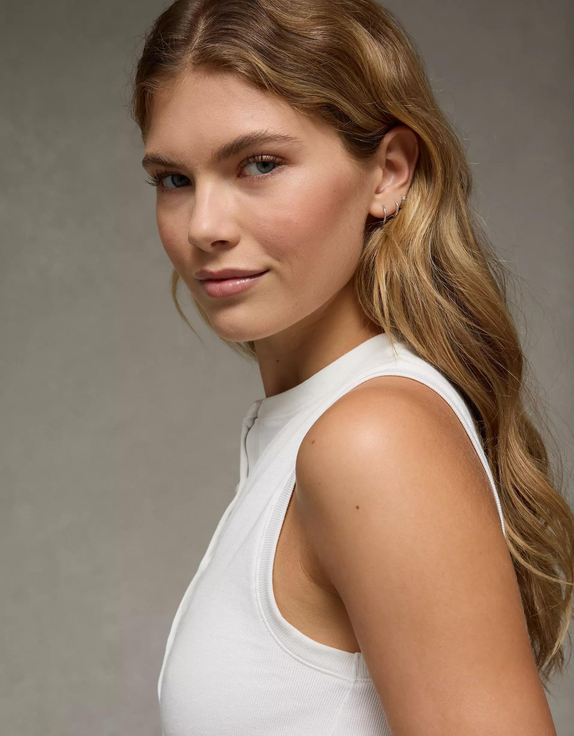 AE Button-Up Tank Top Product Image