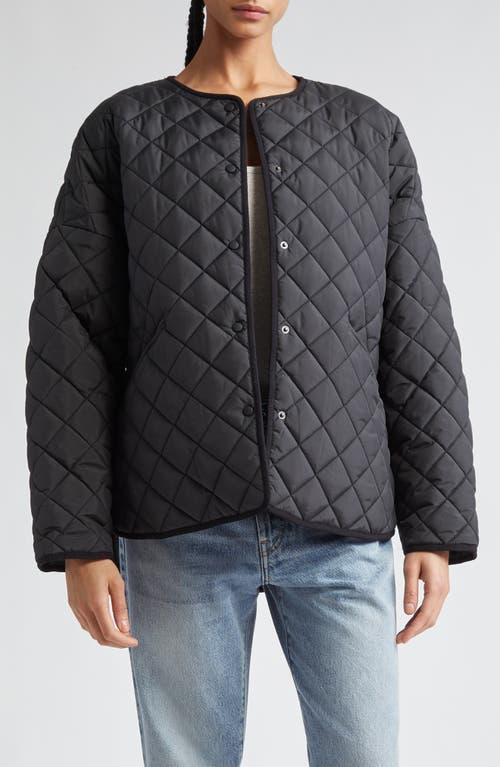 Water-Resistant Quilted Oversize Jacket Product Image