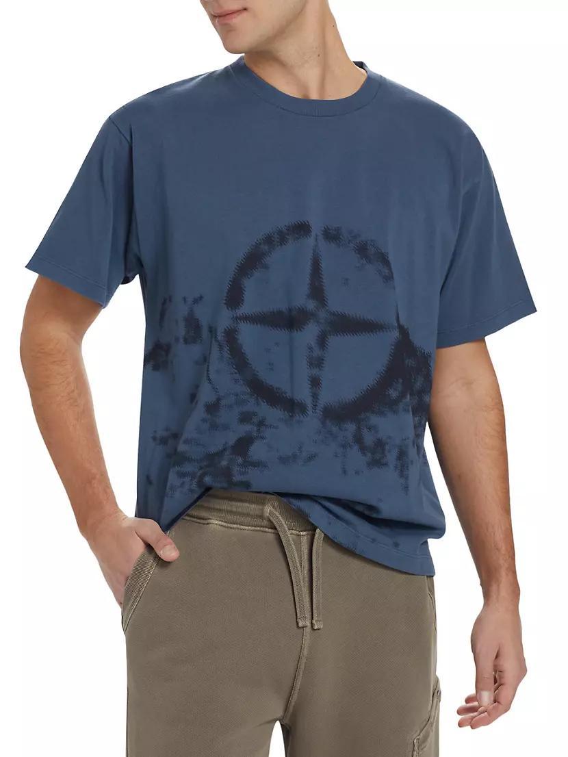 Earth Camo Cotton T-Shirt Product Image