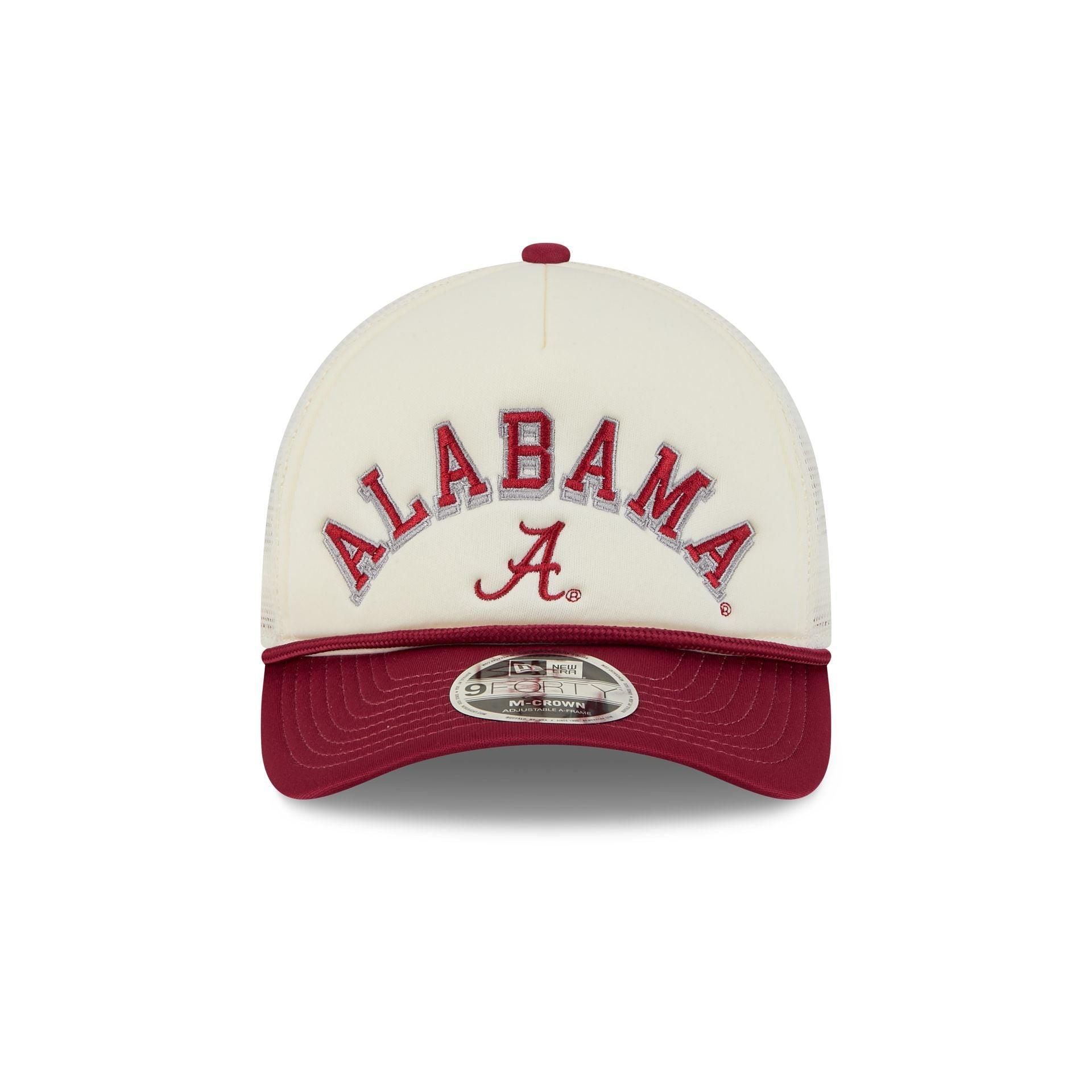 Alabama Crimson Tide Chrome Arch 9FORTY M-Crown A-Frame Trucker Hat Male Product Image