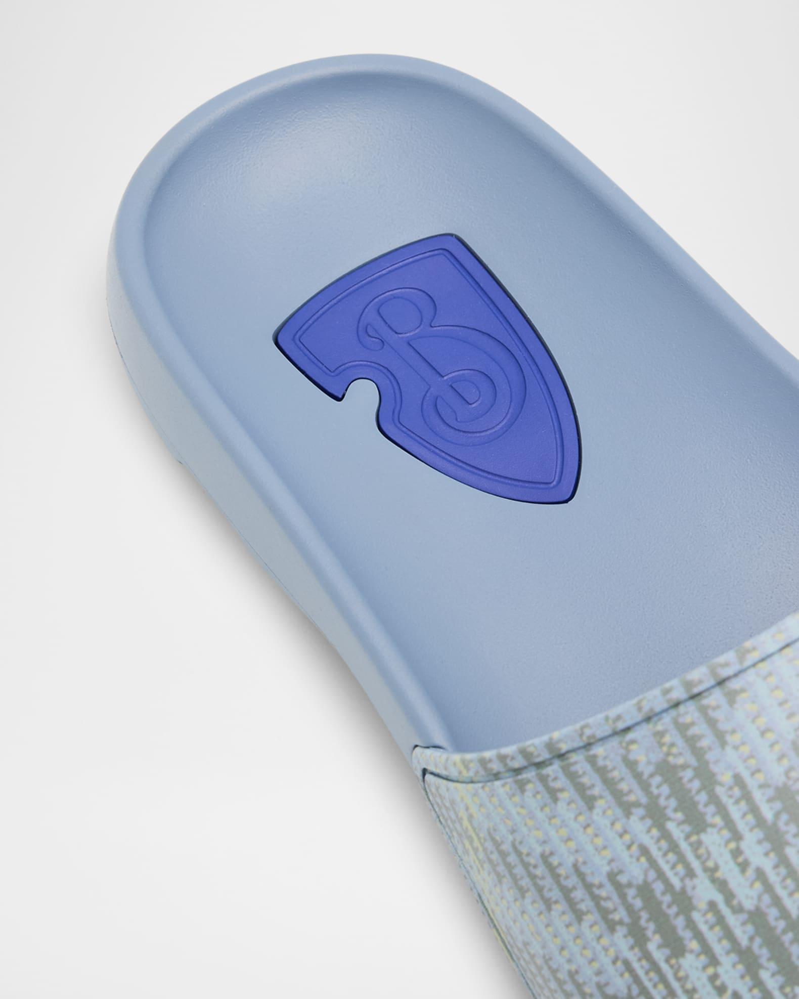 Men's Check Slide Sandals Product Image