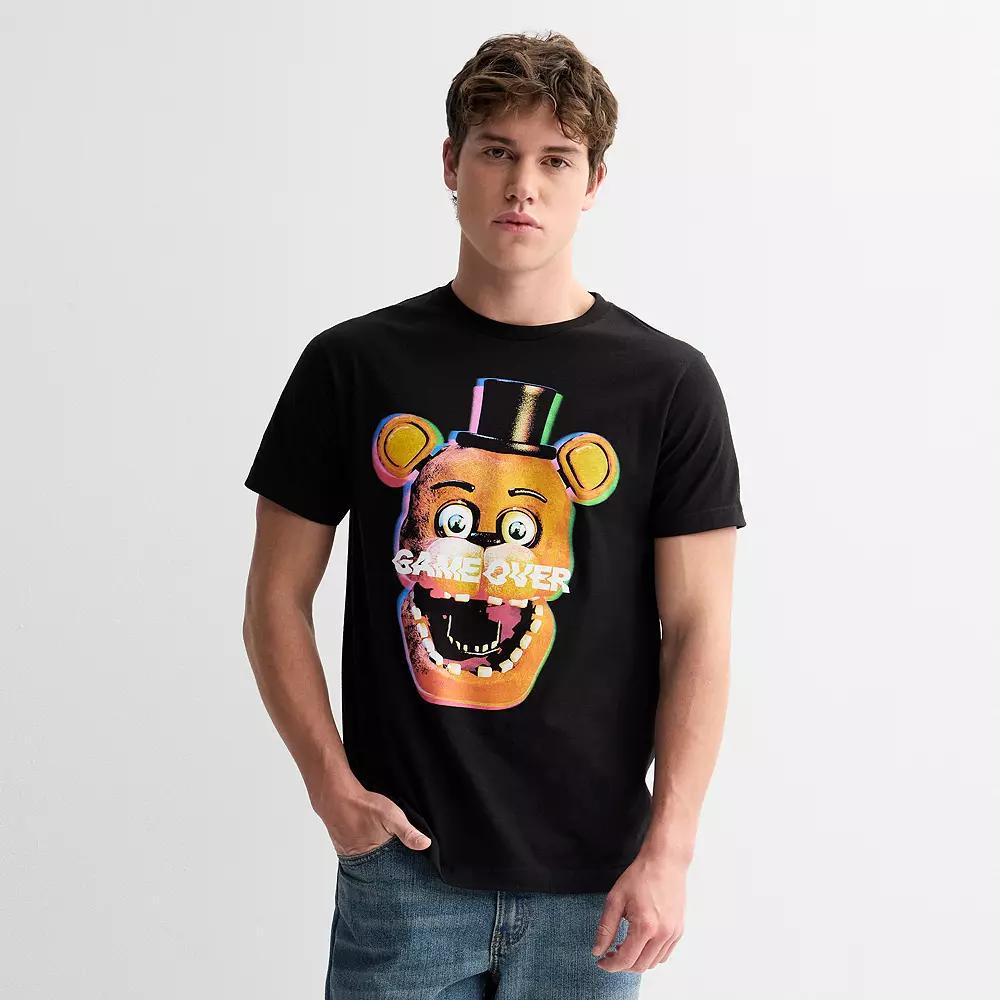 Men's Five Nights At Freddy's Game Over Crewneck Graphic Tee,  Product Image