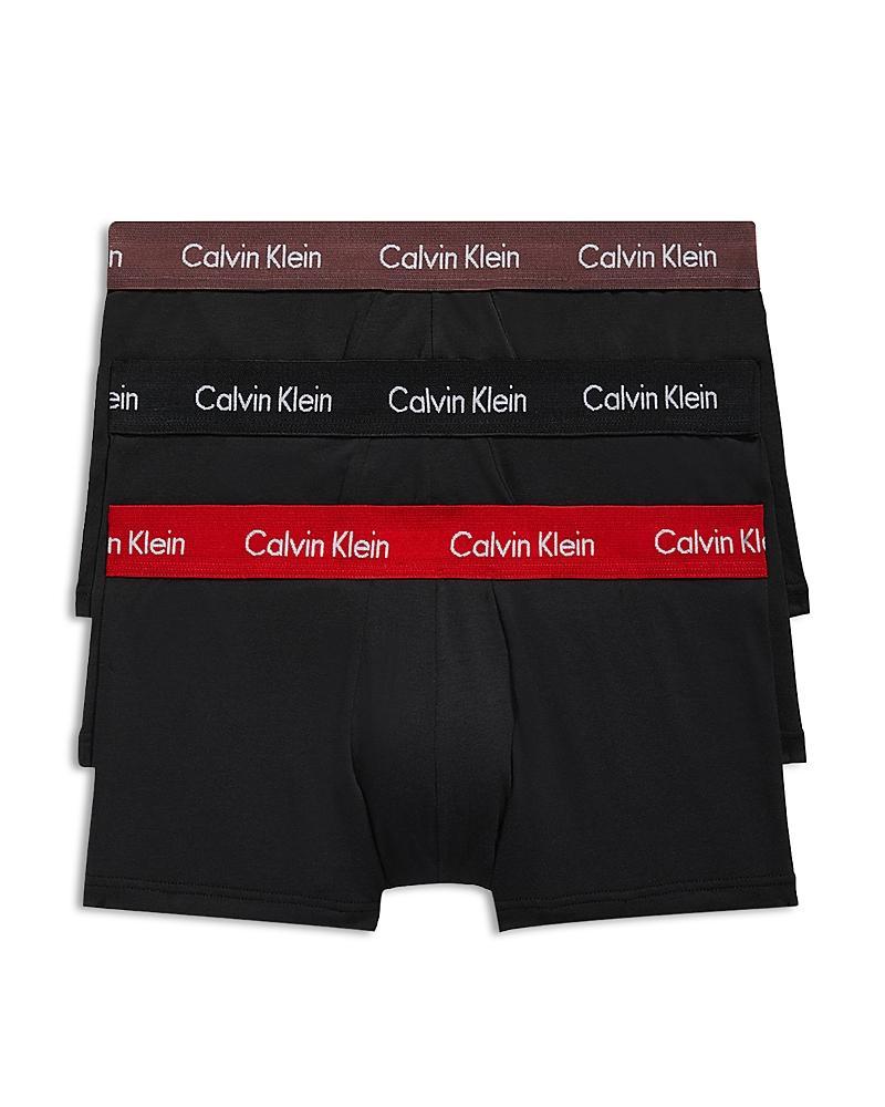 Calvin Klein Mens Cotton Stretch 3-Pack Low Rise Trunk Product Image