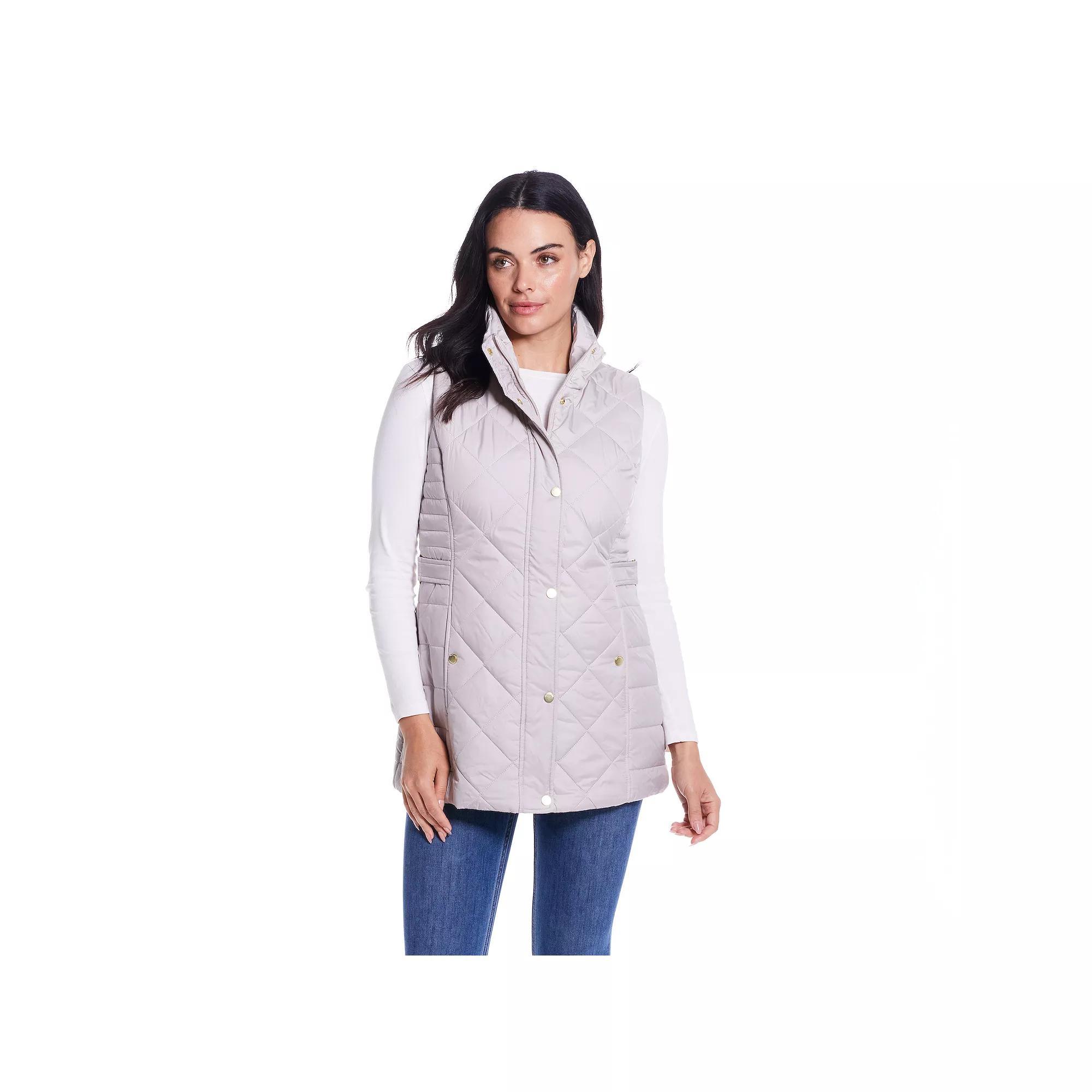 Women's Weathercast Quilted Longline Vest,  Product Image