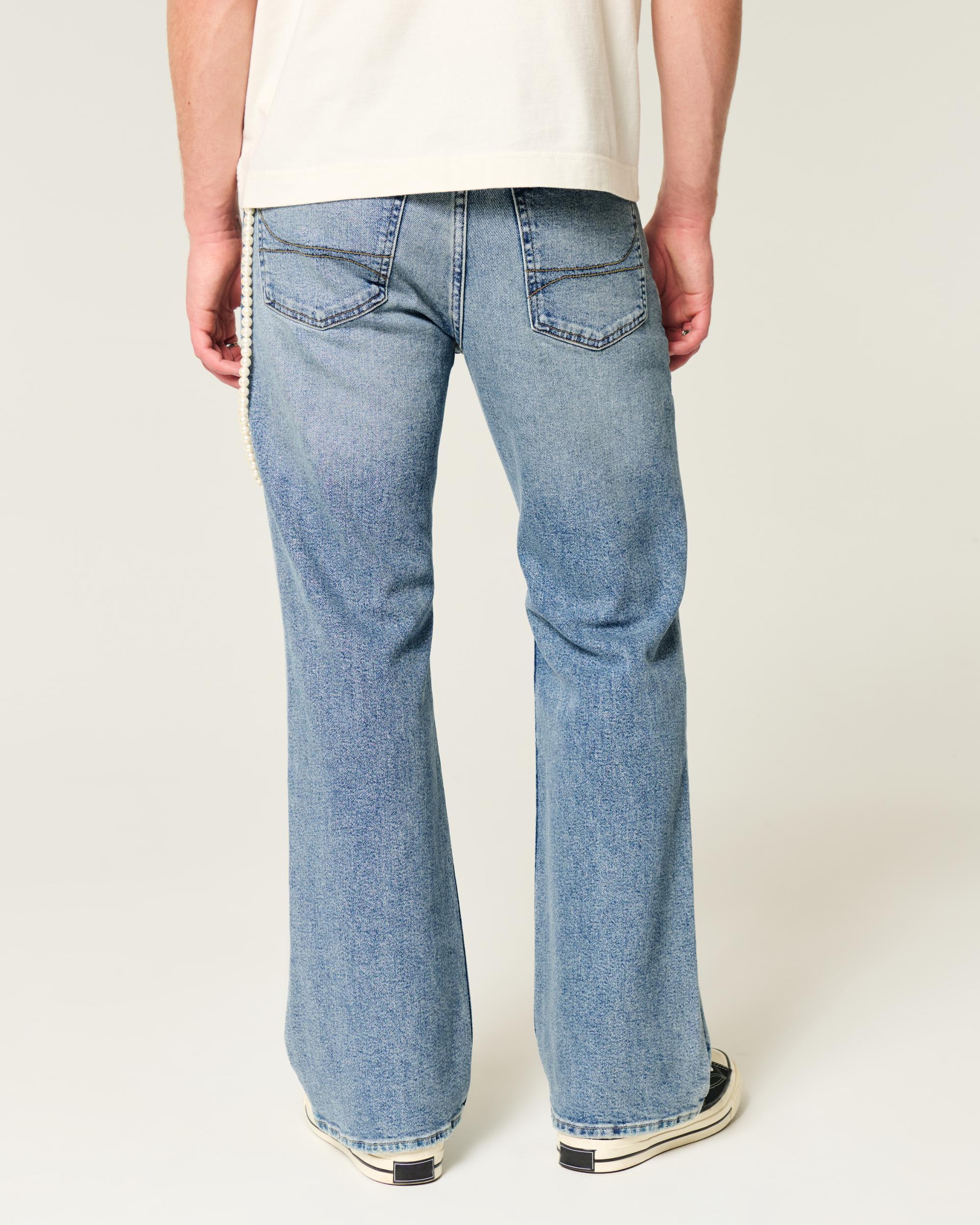 Medium Wash Relaxed Bootcut Jeans Product Image