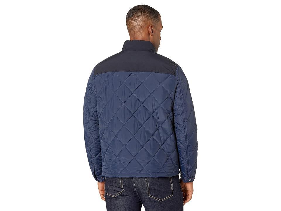 Cole Haan Tonal-Mixed-Media Sherpa Lined Quilted Jacket Product Image