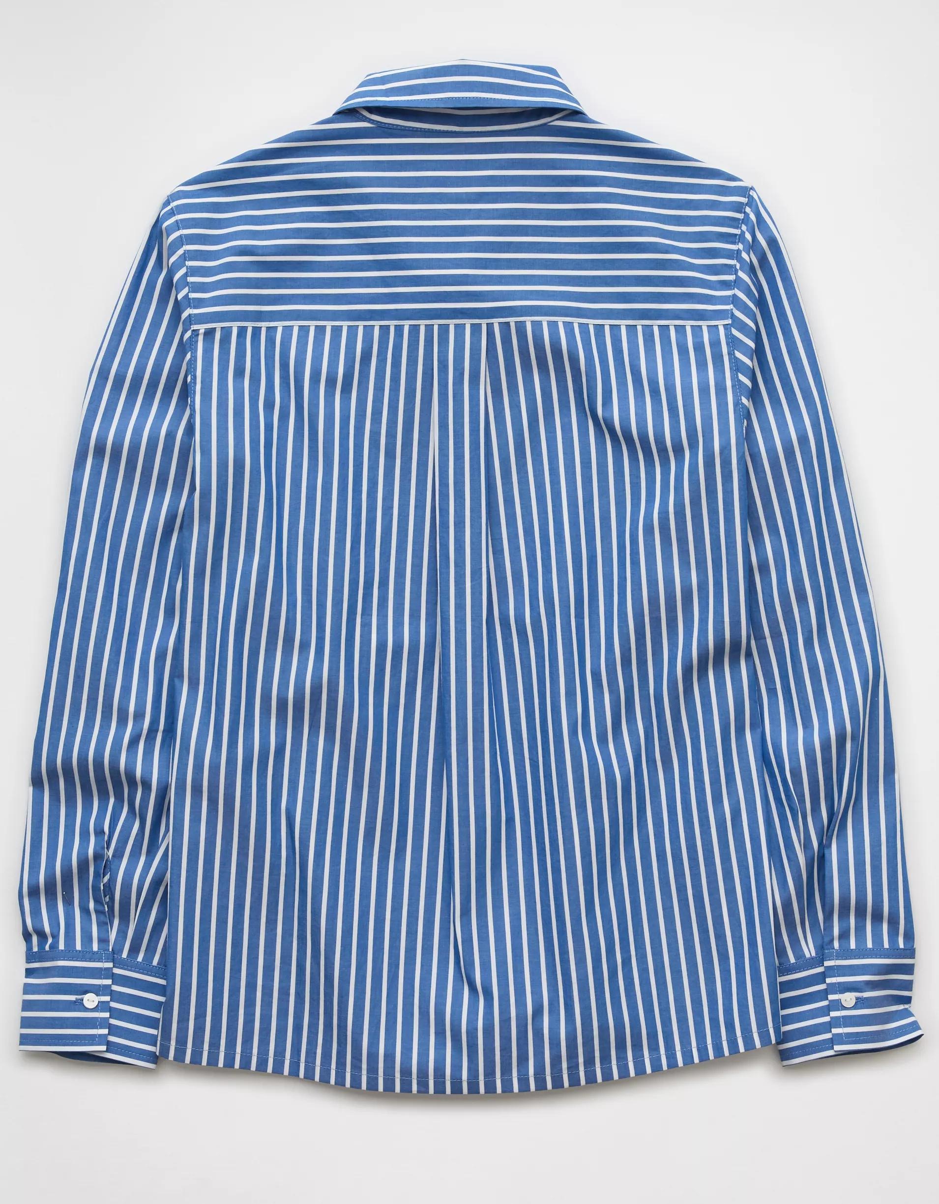 AE Long-Sleeve Button-Up Shirt Product Image