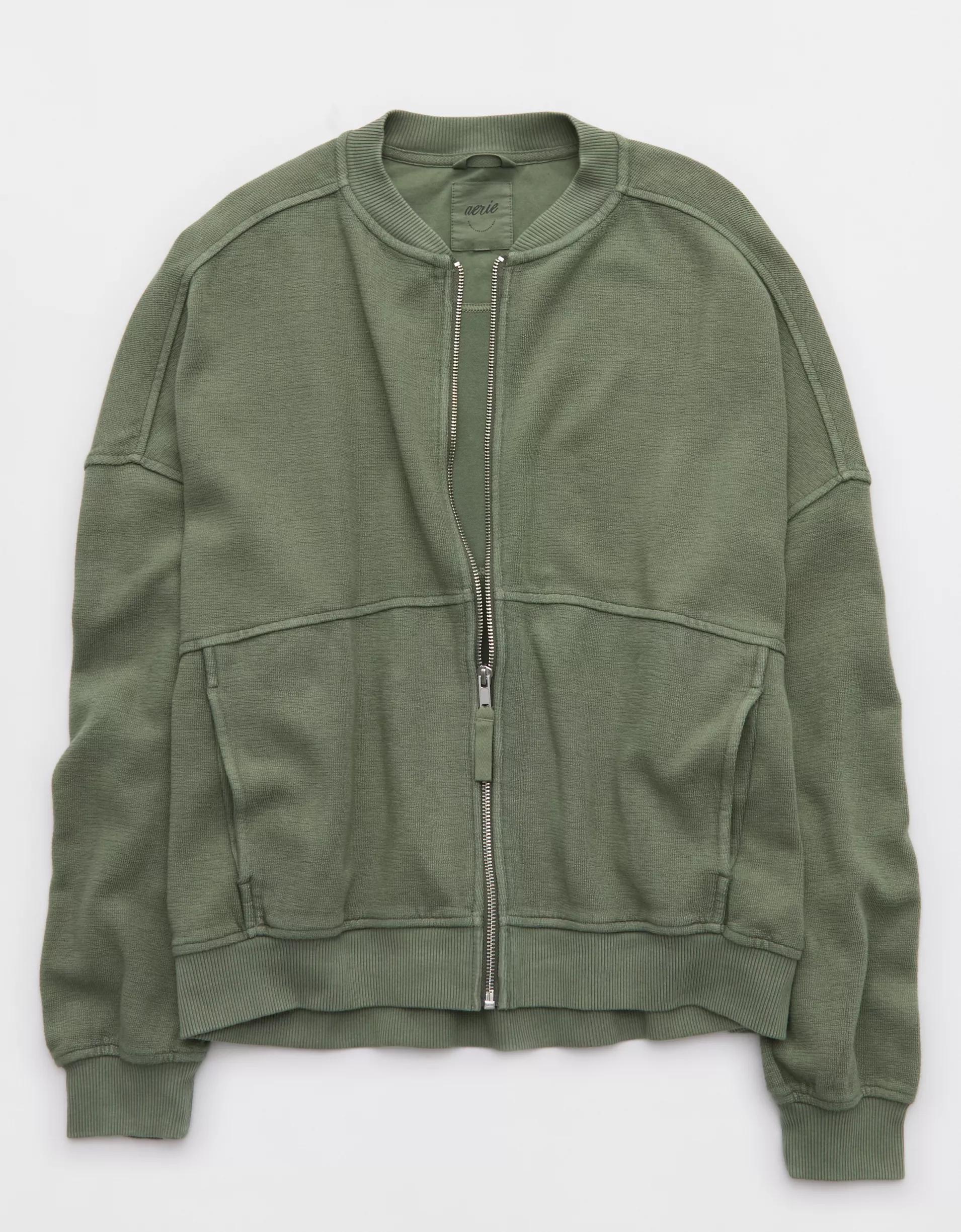 Aerie Full Zip Sweatshirt Women's Product Image