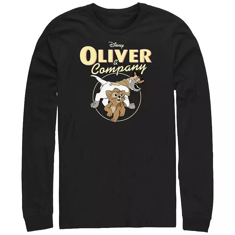 Disneys Oliver & Company Oliver And Dodger Mens Graphic Tee Product Image