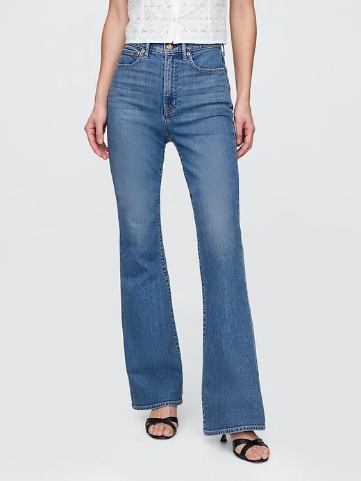 High Rise Braided '70s Flare Jeans Product Image