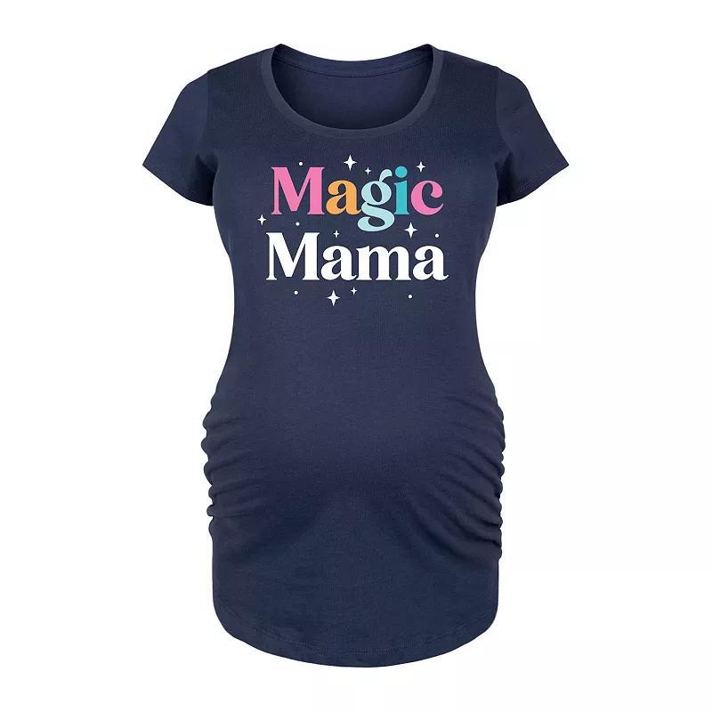 Maternity Magic Mama Graphic Tee, Women's, Size: Small-Mat, Blue Product Image