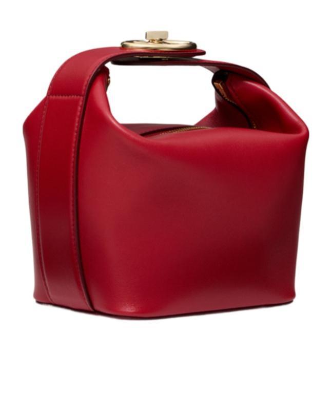 VALENTINO GARAVANI Vlogo The Bold Edition Leather Mini Bag In Red Product Image