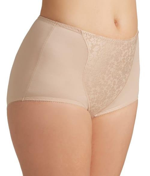 Bali 2-pack Double Support Light Control Shaping Brief Panty with Lace X372, Womens Product Image