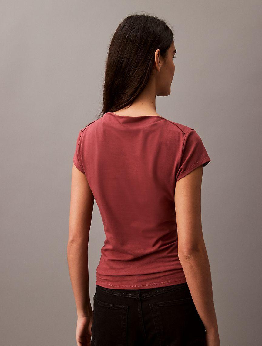 Cotton Modal Slim Fit T-Shirt Product Image