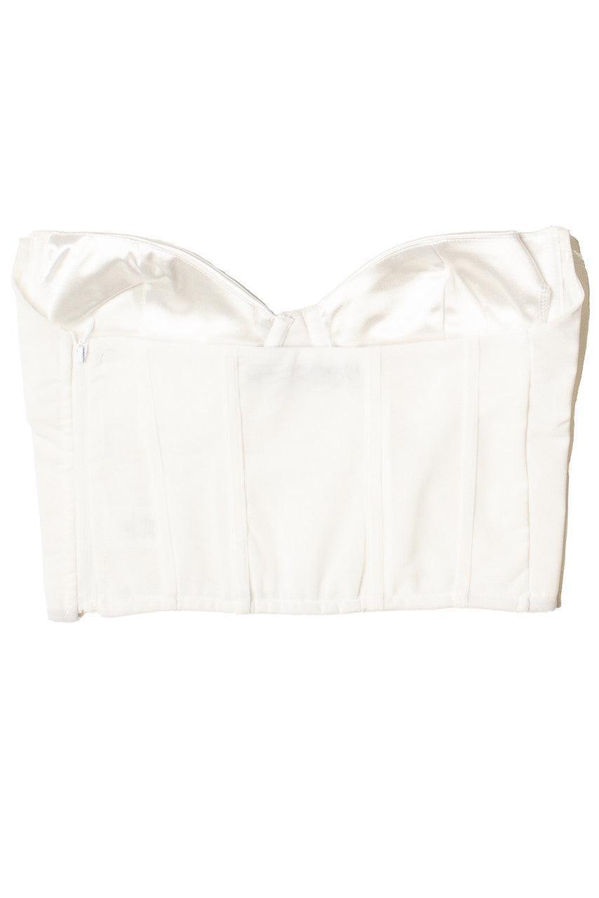 Satin Mesh Bustier Product Image