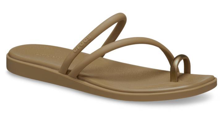 Crocs Womens Miami Metallic Toe Loop Sandal Product Image