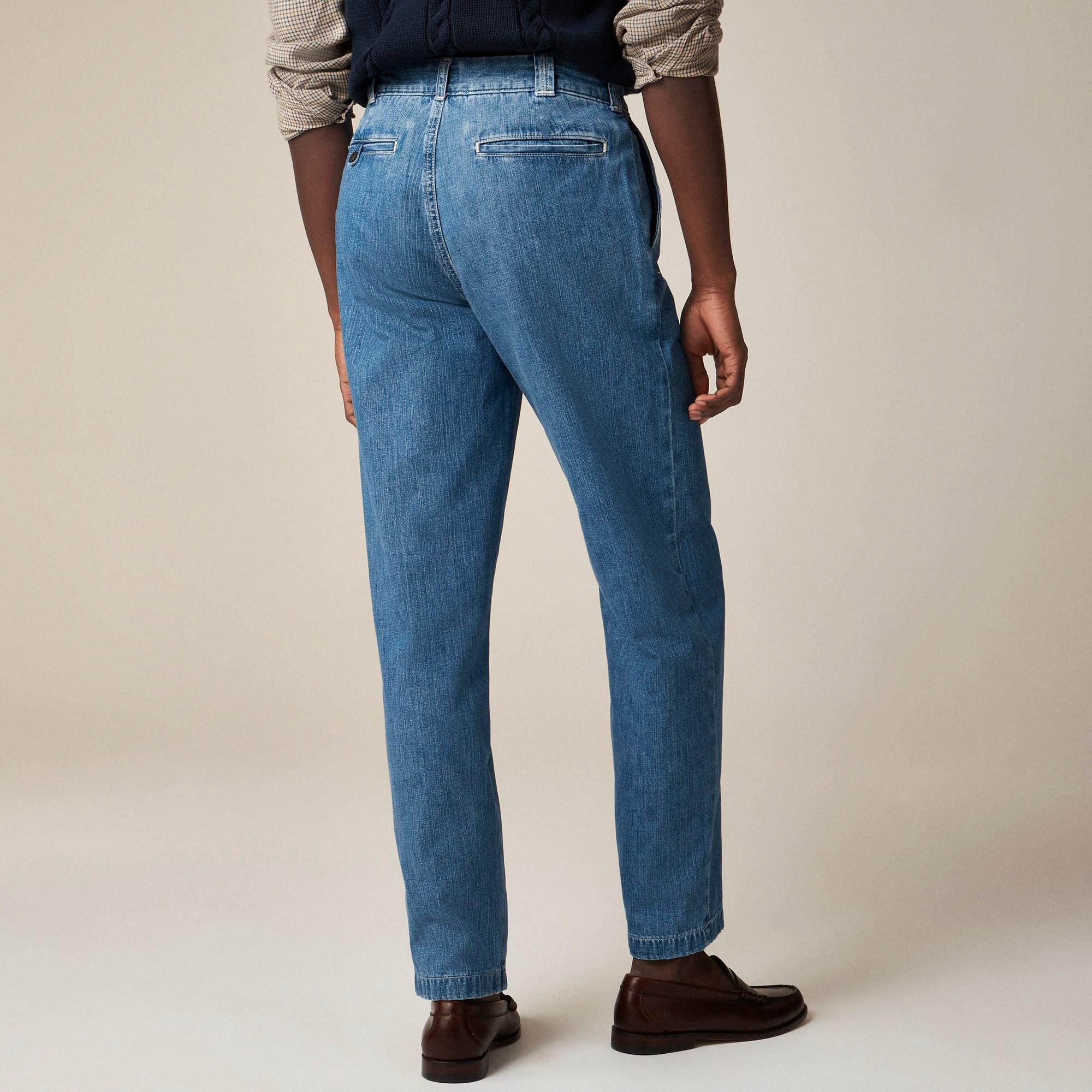 Classic trouser in denim Product Image