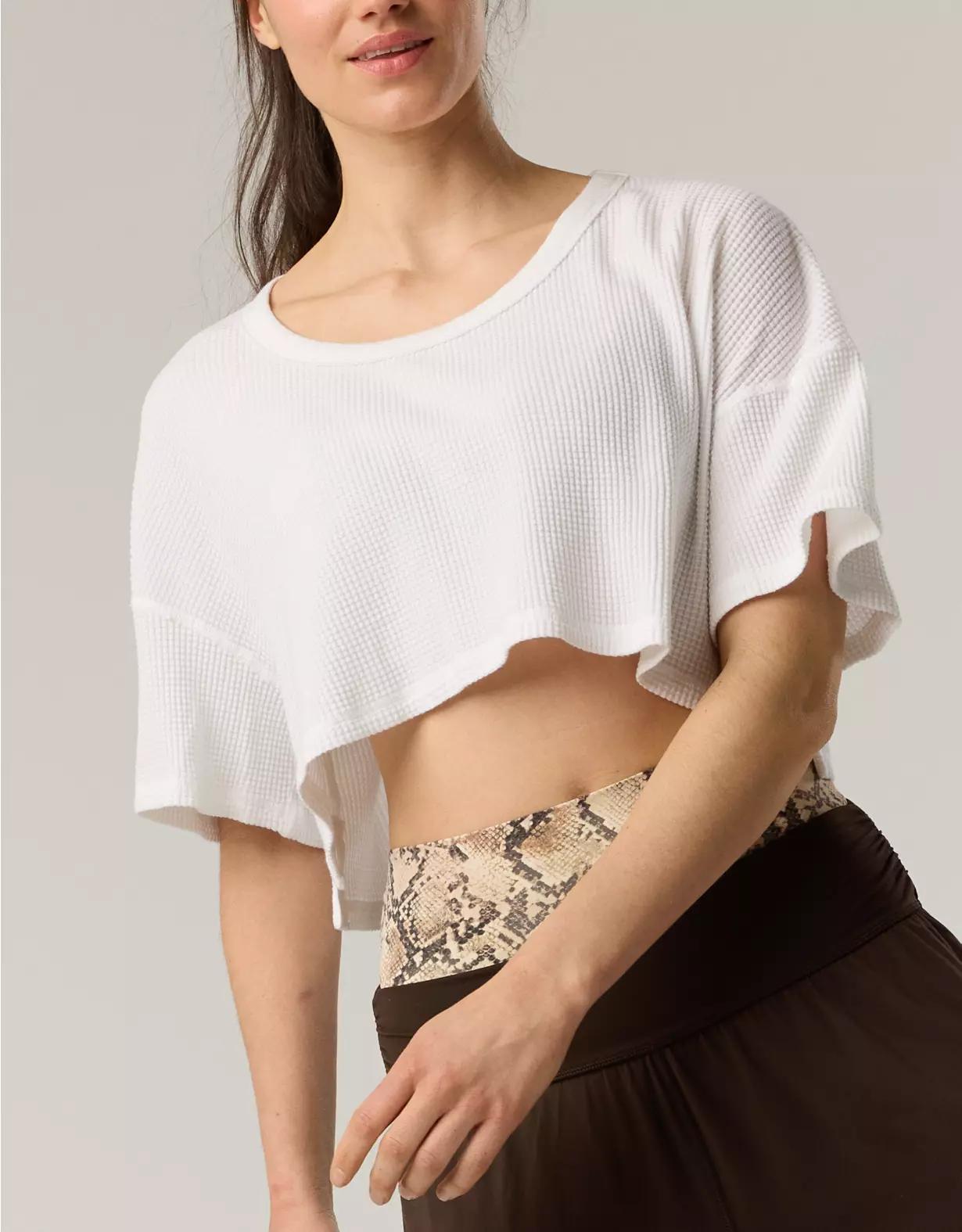 OFFLINE By Aerie Wow! Waffle Scoop T-Shirt Product Image